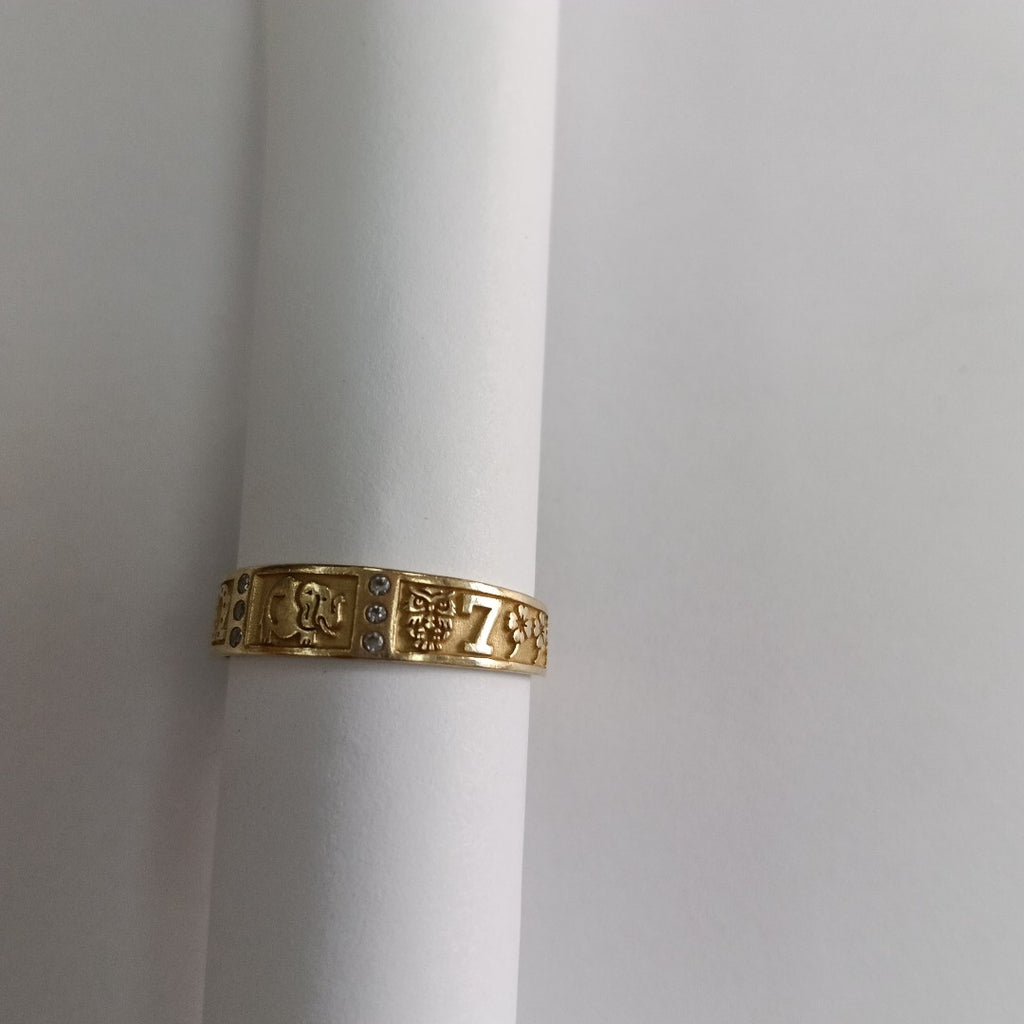 ANILLO ORO 10 K 3 GRMS (SEMINUEVO)