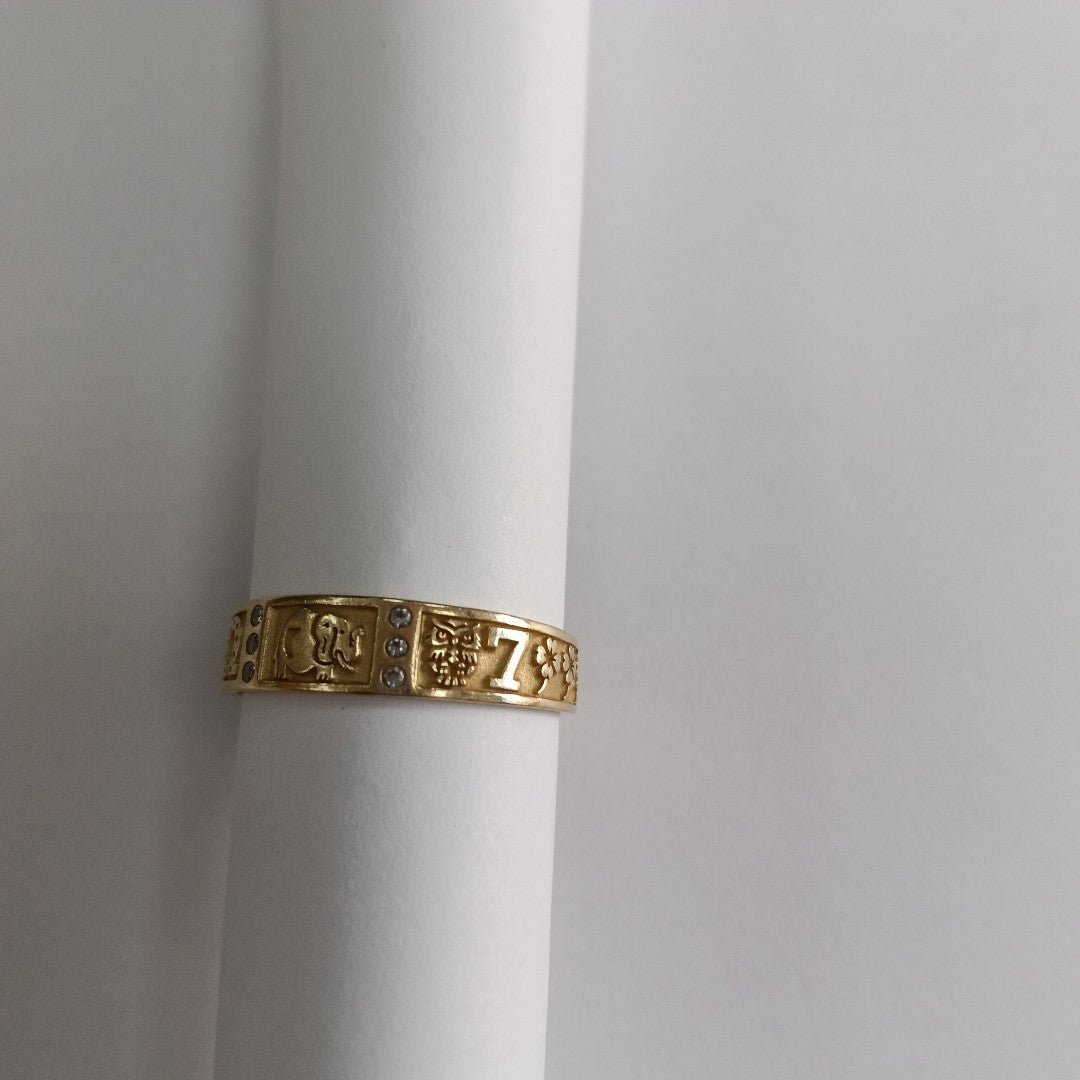 ANILLO ORO 10 K 3 GRMS (SEMINUEVO)