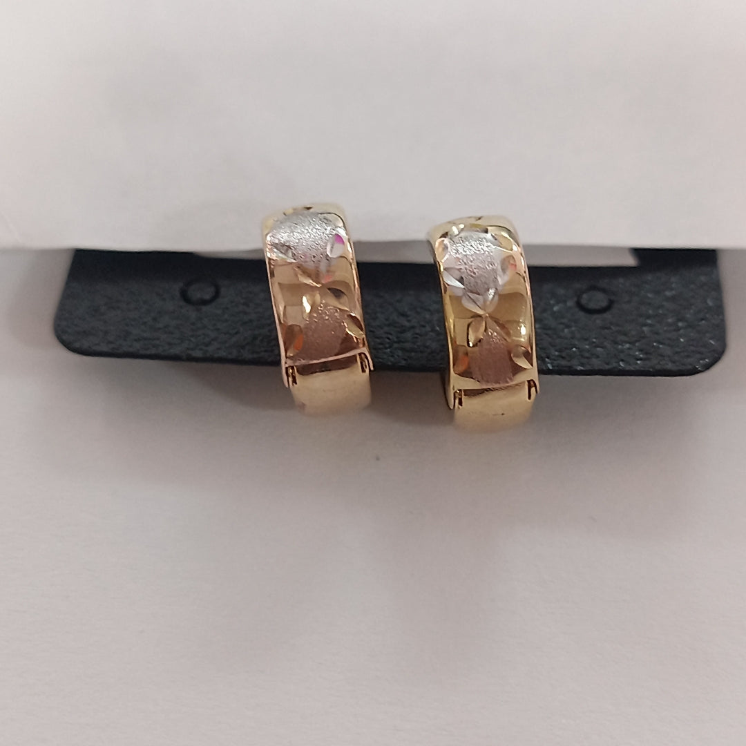 ARRACADAS PAR ORO 14 K 1.4 GRMS (SEMINUEVO)