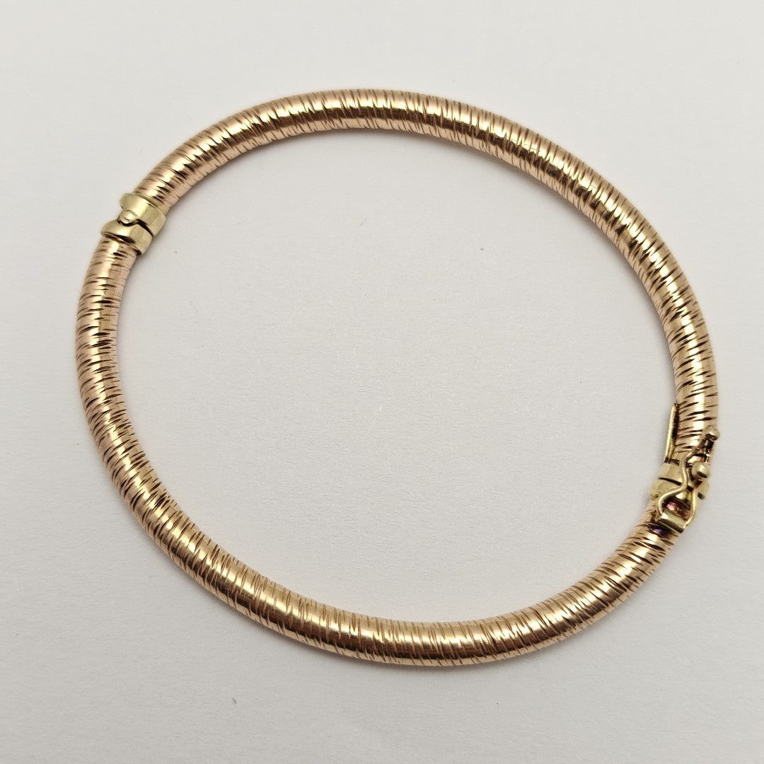 PULSERA RIGIDA ORO 14 K 6,70 GRMS (SEMINUEVO)