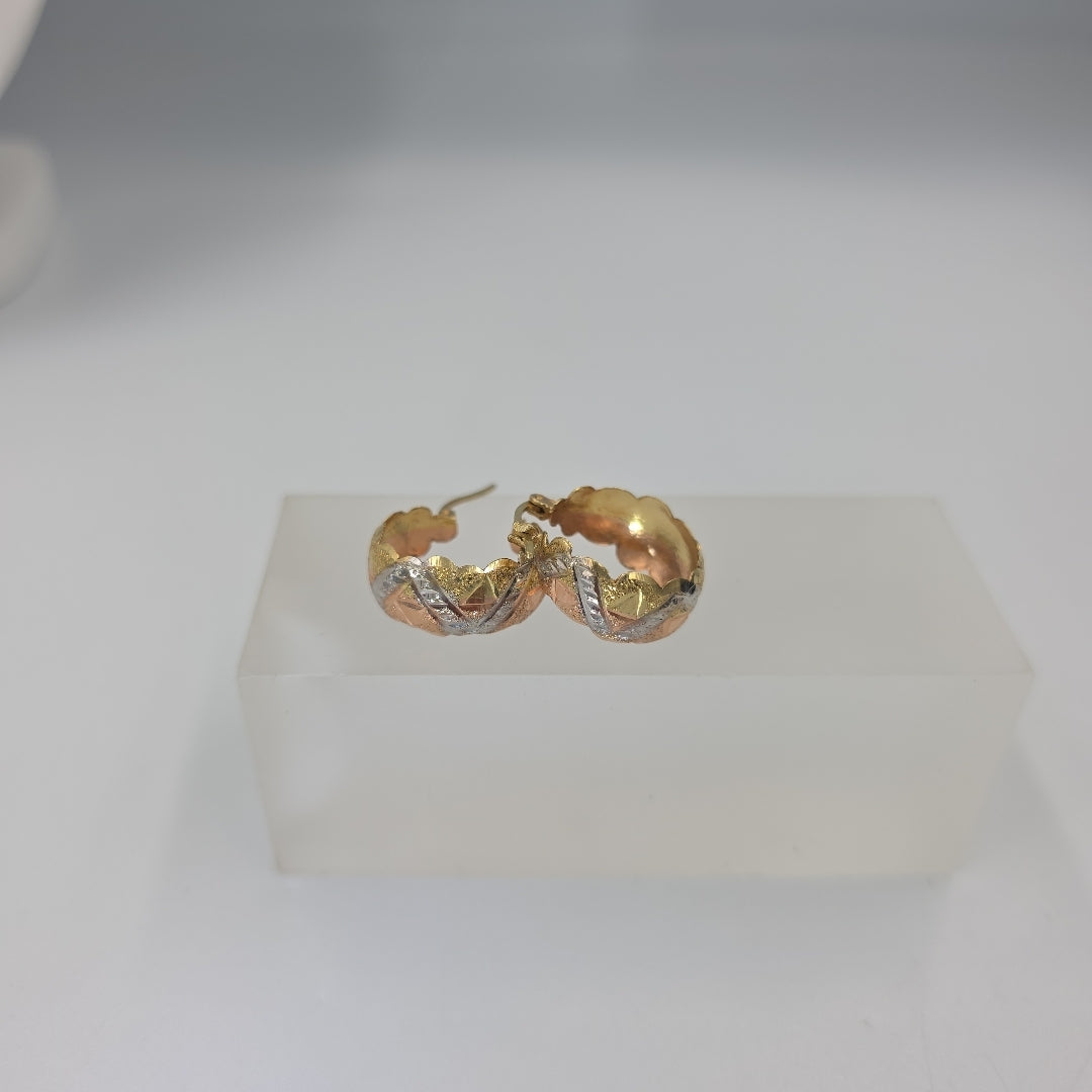 ARRACADAS PAR ORO 10 K 2,60 GRMS (SEMINUEVO)