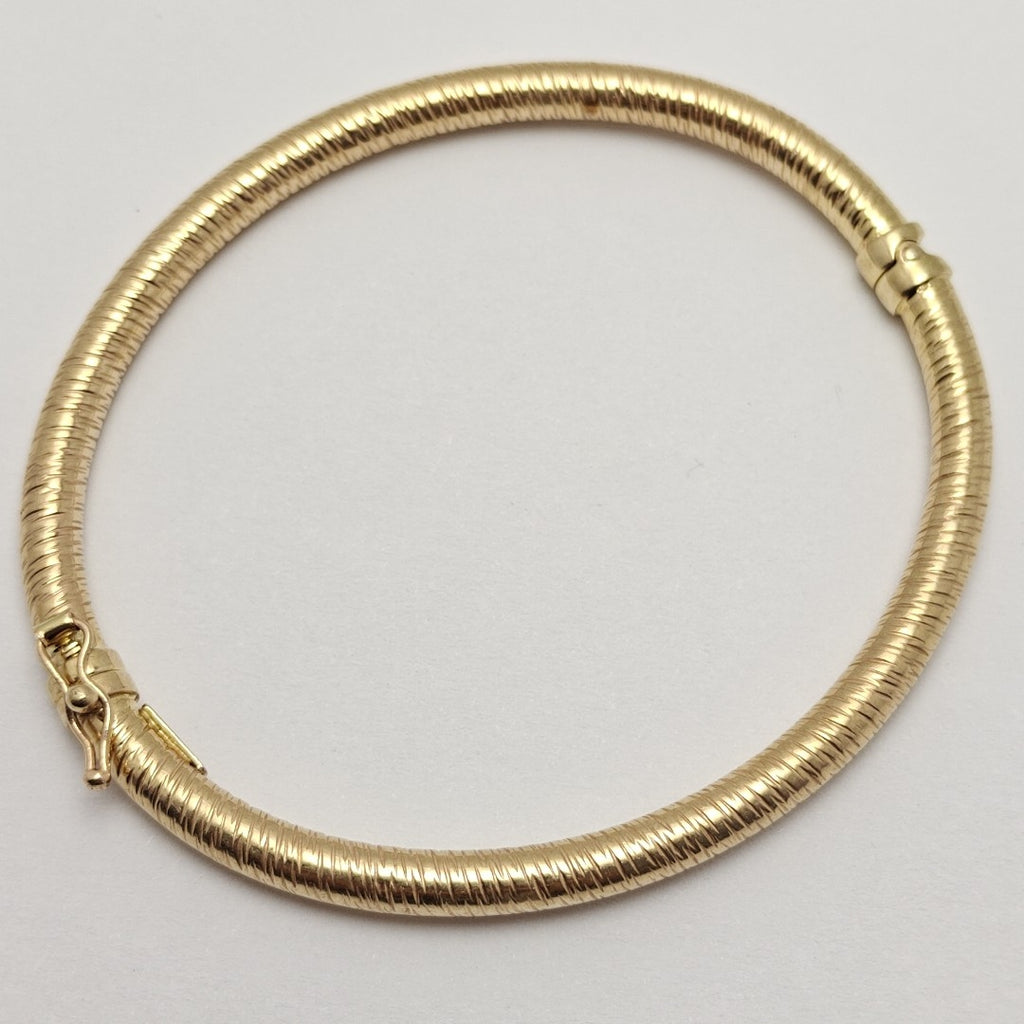 PULSERA RIGIDA ORO 14 K 7,20 GRMS (SEMINUEVO)