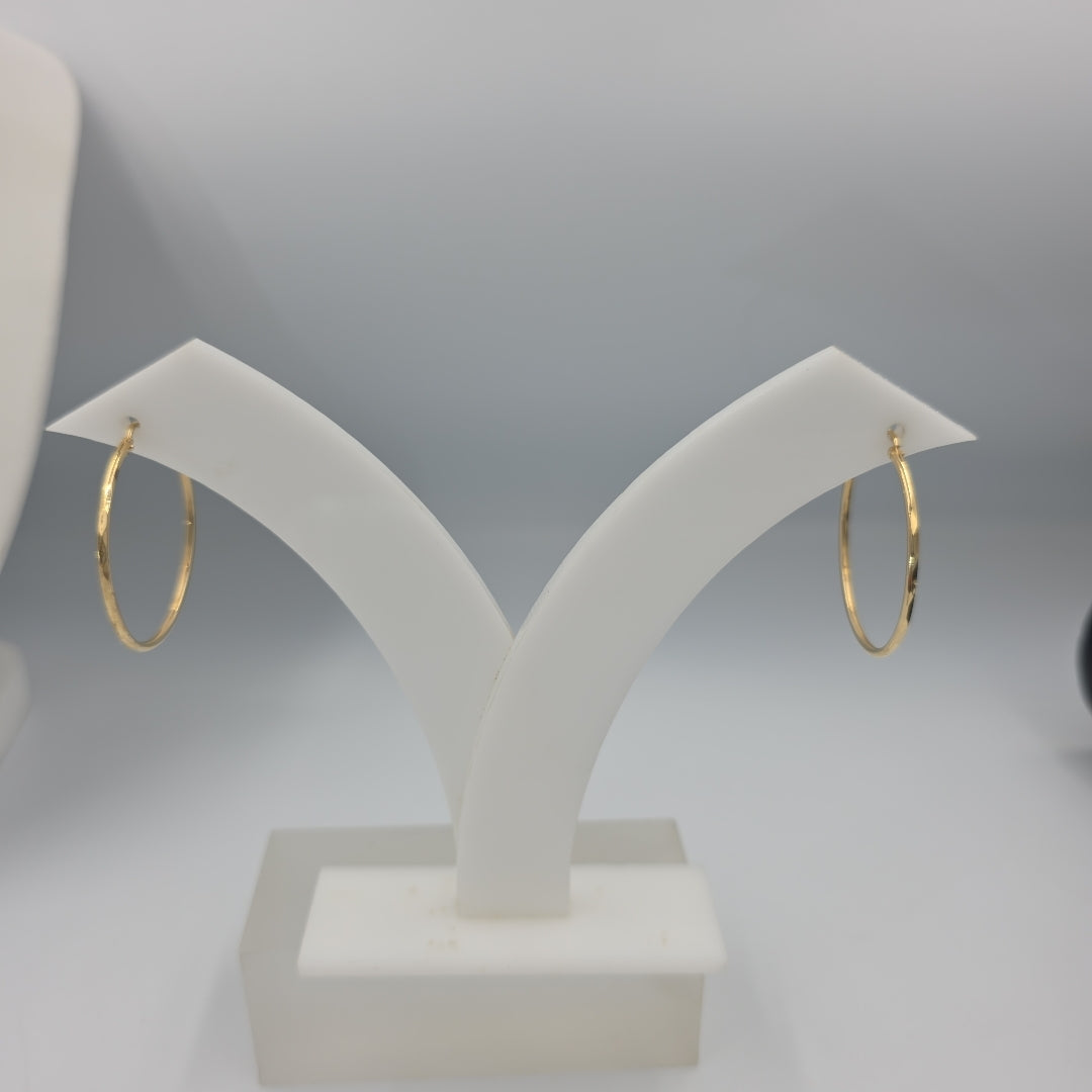 ARRACADAS PAR ORO 14 K 2 GRMS (SEMINUEVO)