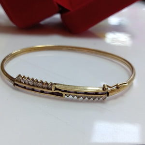 PULSERA RIGIDA ORO 10 K 5,60 GRMS (SEMINUEVO)