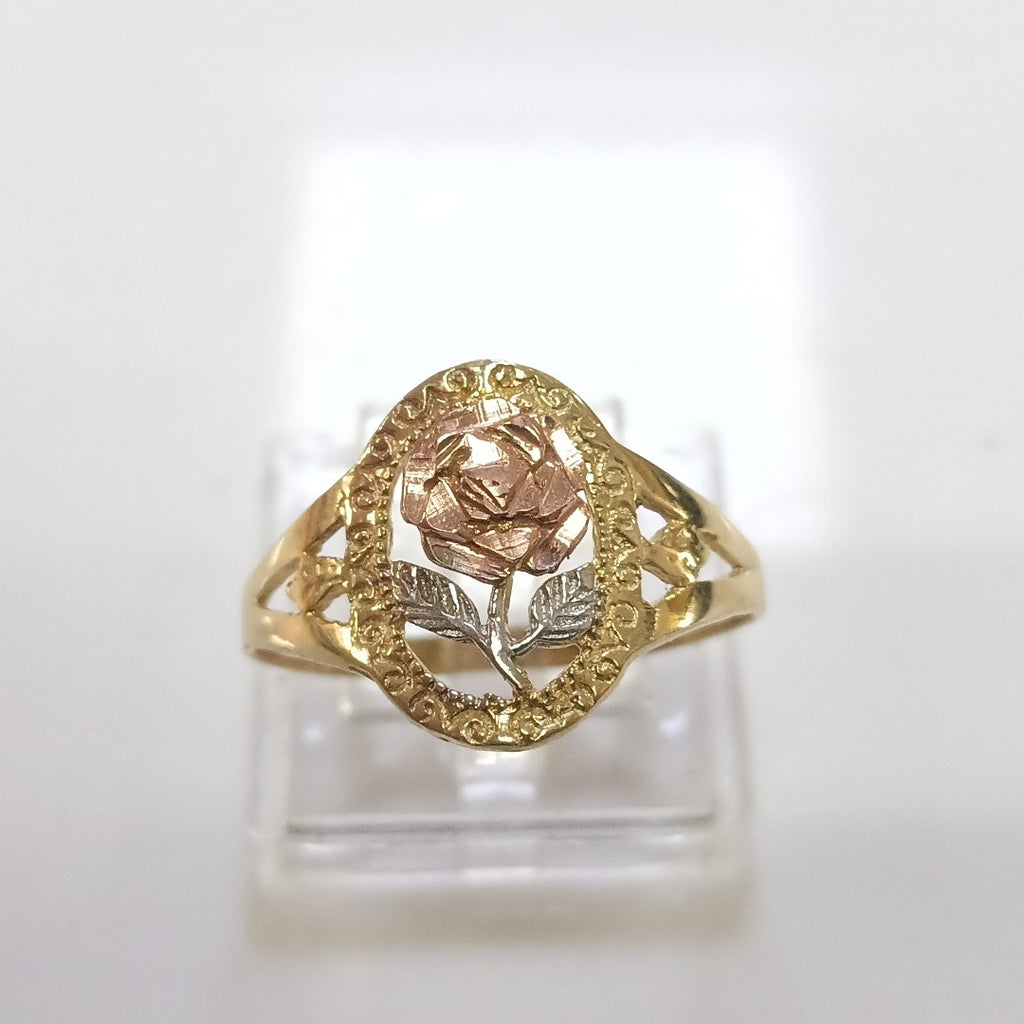 ANILLITO ORO COMBINADO 14 K 1,20 GRMS (SEMINUEVO)