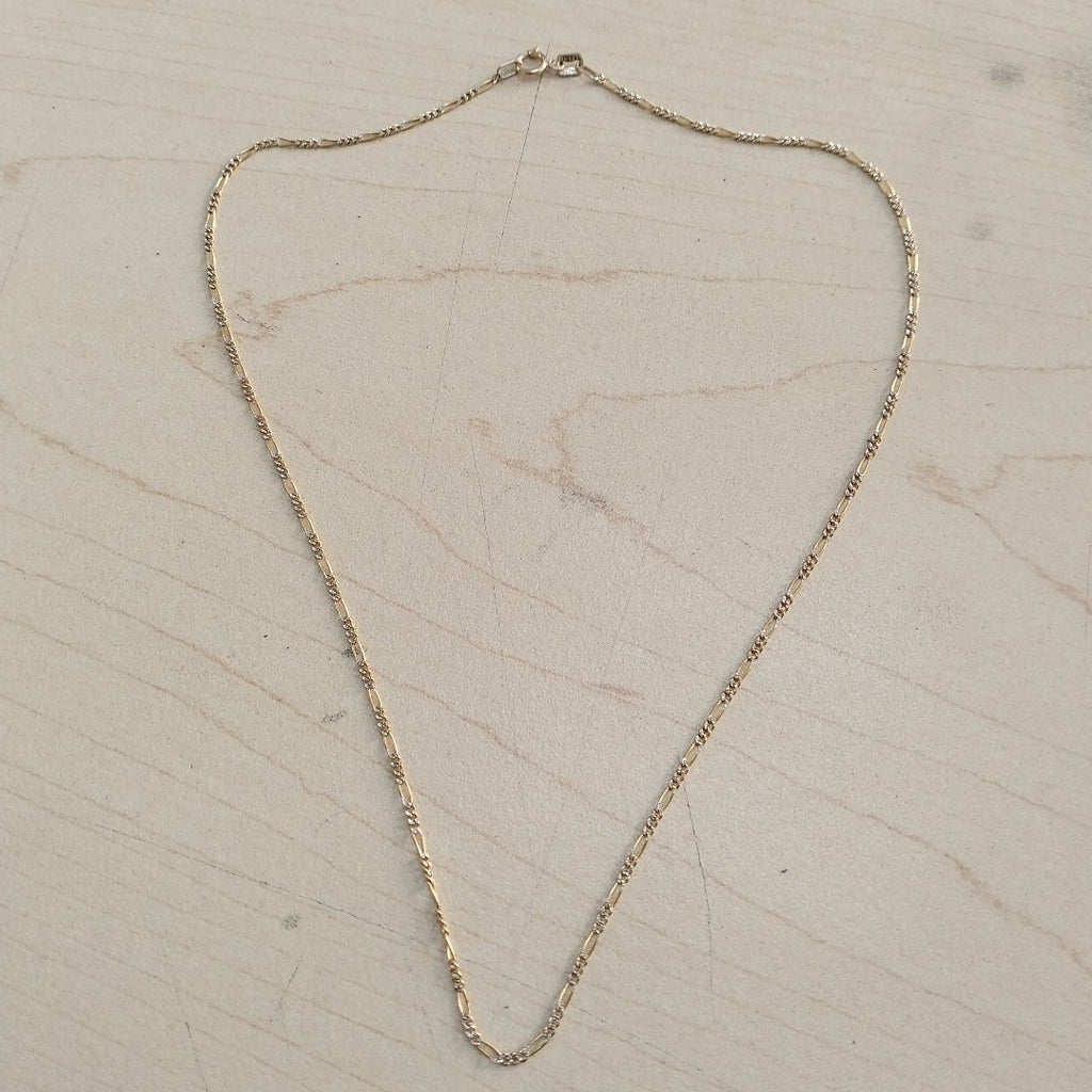 CADENA ORO, RODIADO 14 K 2.1 GRMS (SEMINUEVO)