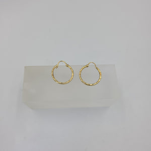 ARRACADAS PAR ORO 14 K 1,30 GRMS (SEMINUEVO)