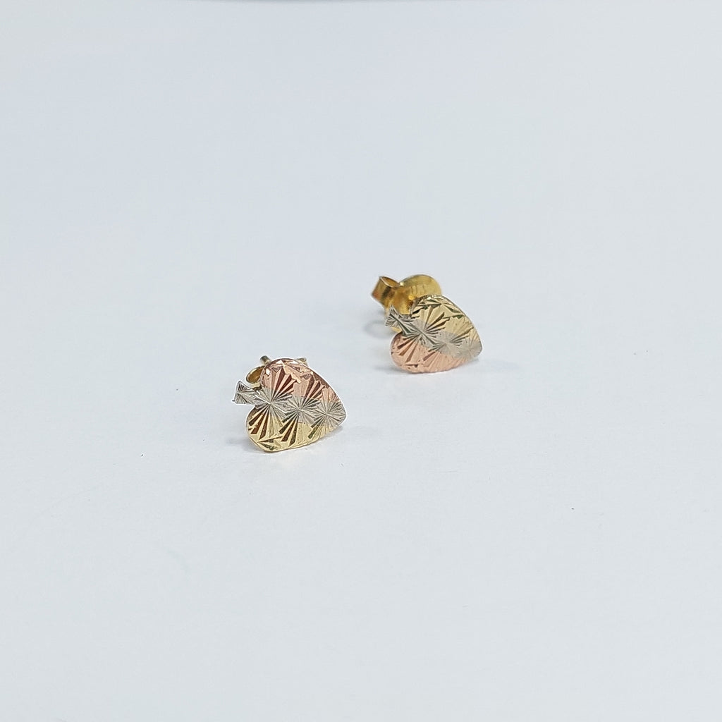 BROQUELES PAR ORO, ORO COMBINADO 14 K 1.2 GRMS (SEMINUEVO)