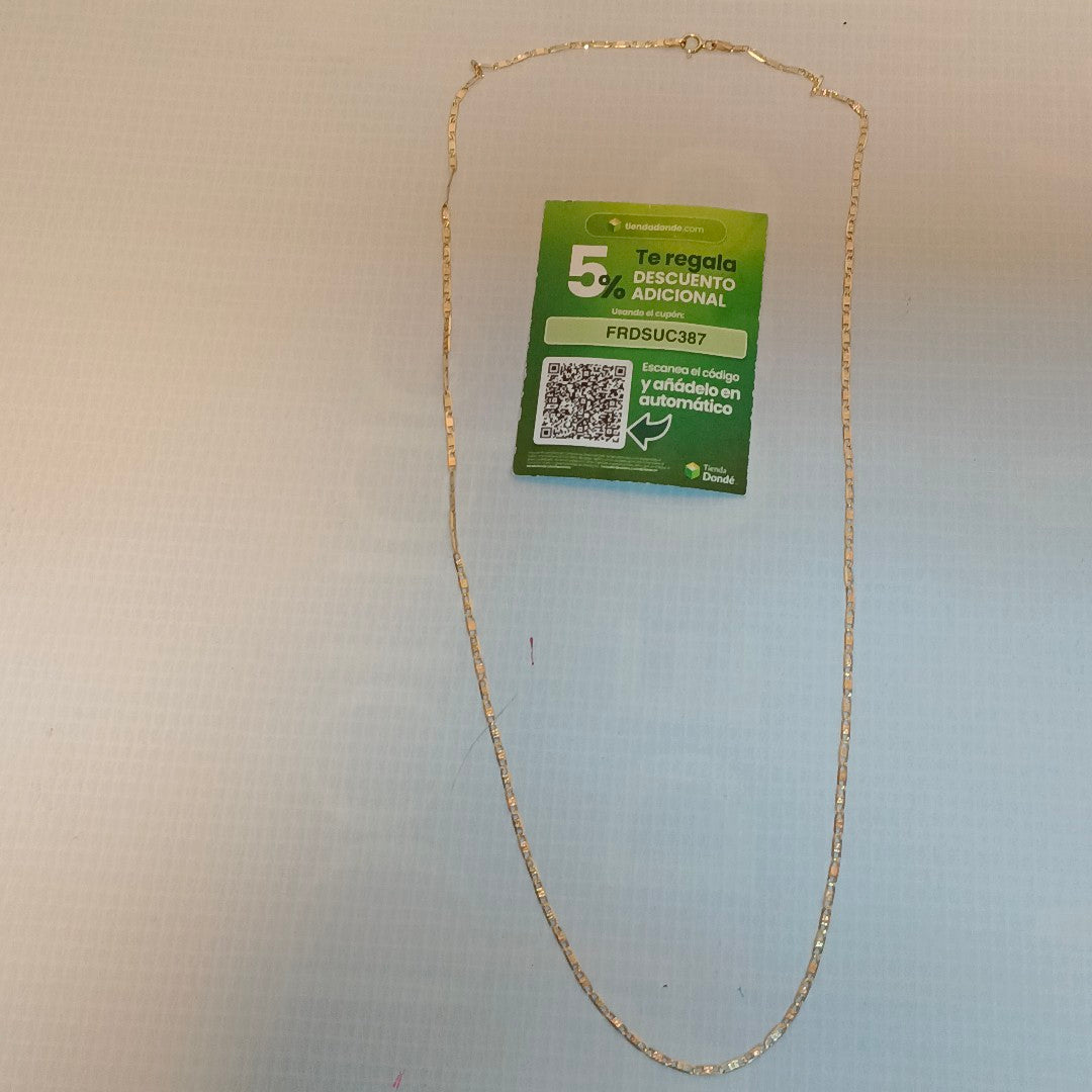 CADENA ORO COMBINADO 10 K 3,00 GRMS (SEMINUEVO)