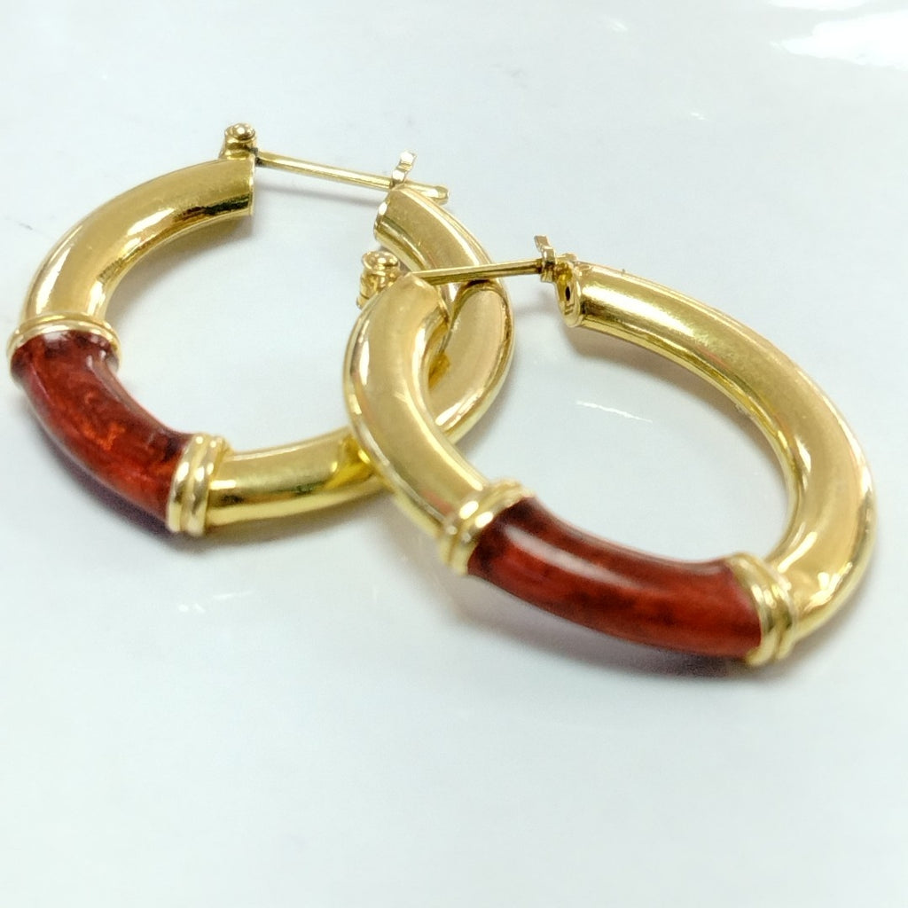 ARRACADAS PAR ORO 14 K 9,40 GRMS (SEMINUEVO)
