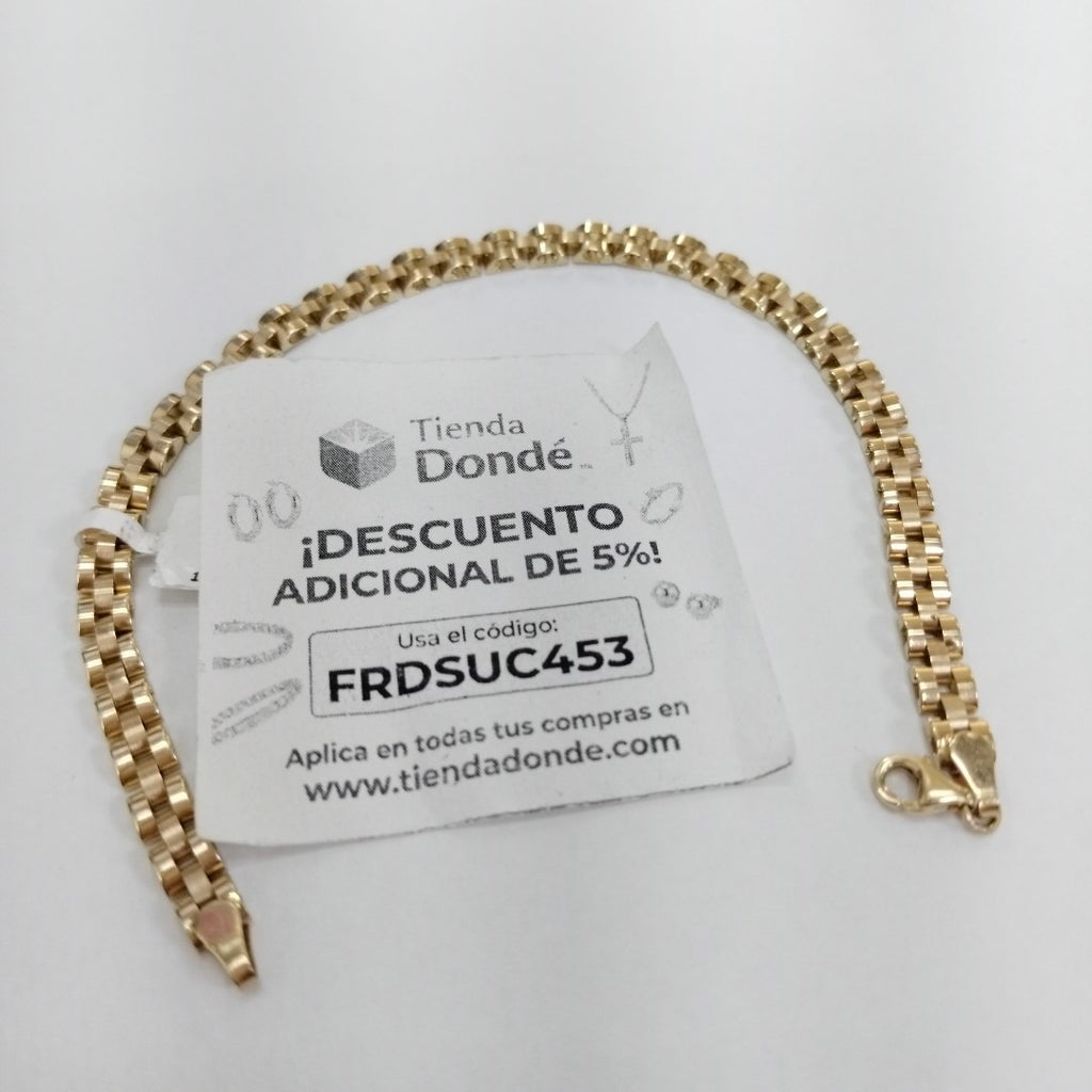 PULSERAS CABALLERO ORO 14K 9 (NUEVO)