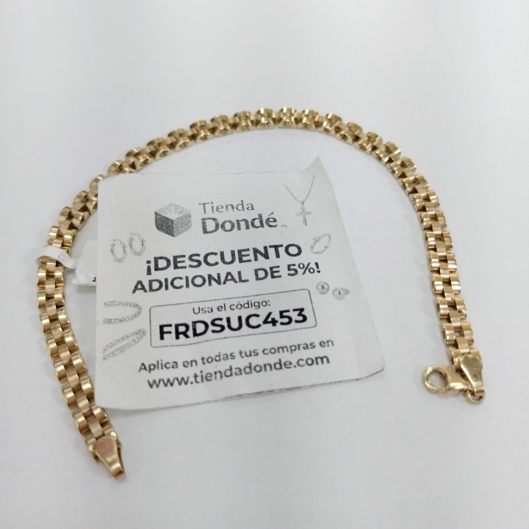PULSERAS CABALLERO ORO 14K 9 (NUEVO)