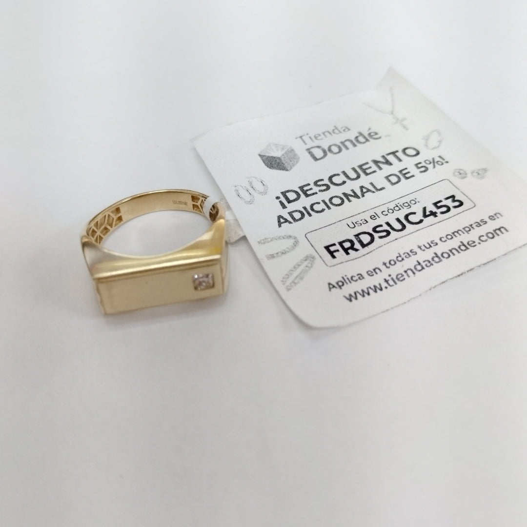 ANILLOS CABALLERO ORO 14K 4.4 (NUEVO)