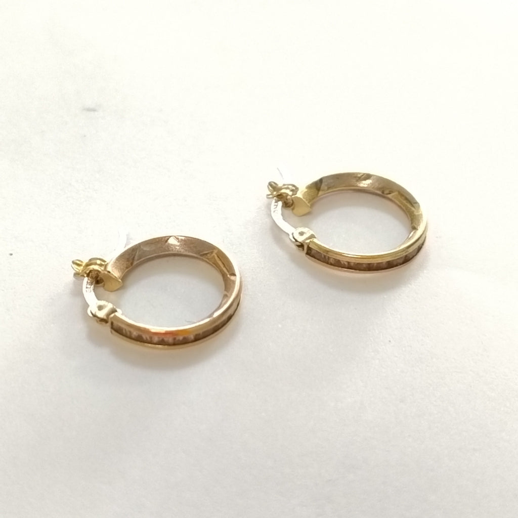 ARRACADAS PAR ORO 10 K 2 GRMS (SEMINUEVO)