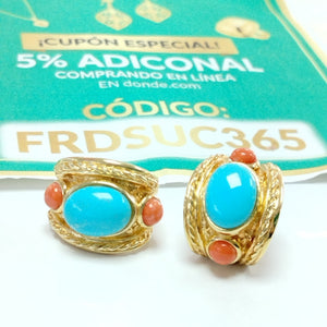 ARETES PAR ORO 14 K 20.9 GRMS (SEMINUEVO)