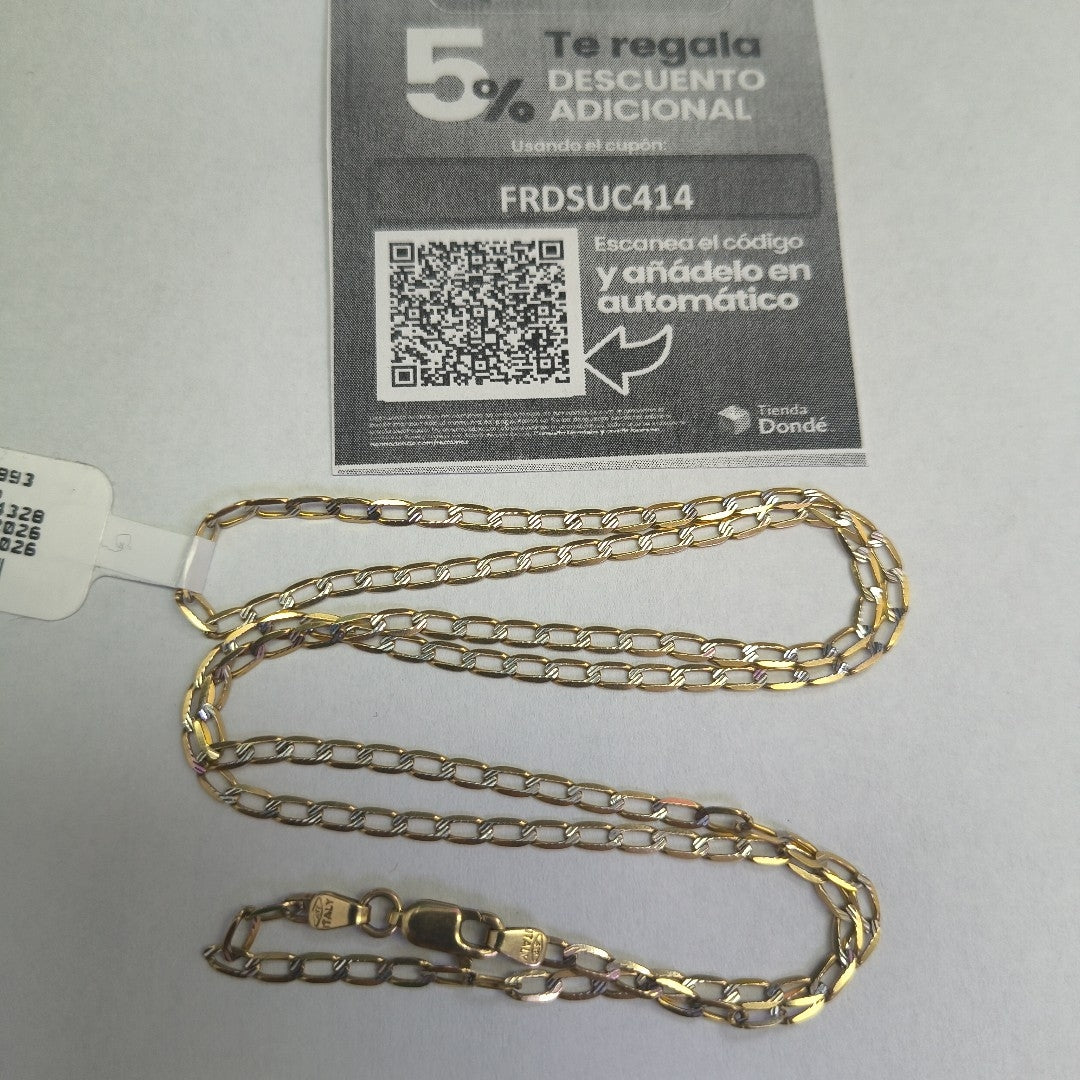 CADENA ORO 10 K 3.9 GRMS (SEMINUEVO)