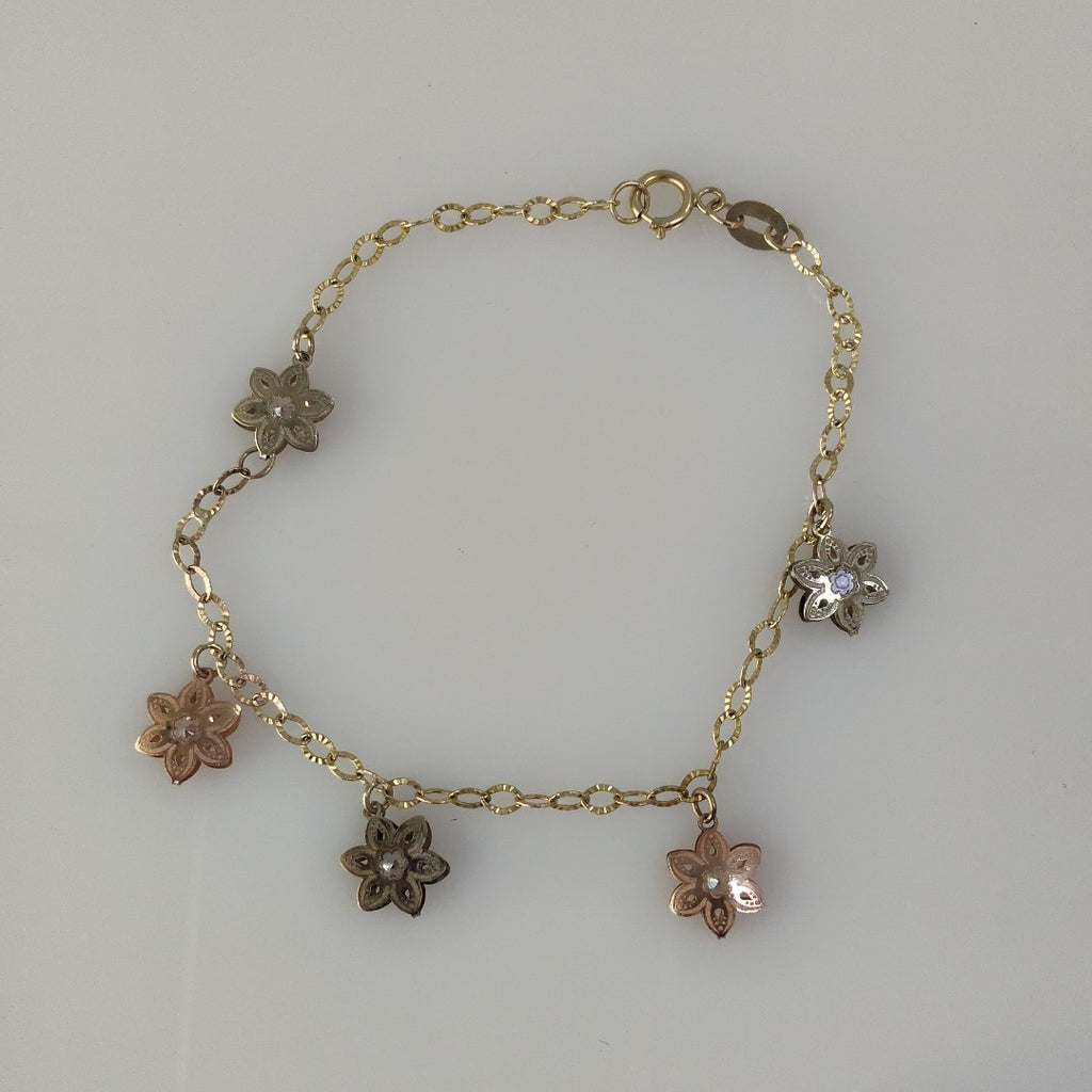 PULSERA ORO,ORO COMBINADO 10 K 2,10 GRMS (SEMINUEVO)