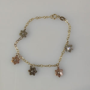 PULSERA ORO,ORO COMBINADO 10 K 2,10 GRMS (SEMINUEVO)