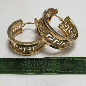 ARRACADAS PAR ORO 14 K 12,40 GRMS (SEMINUEVO)