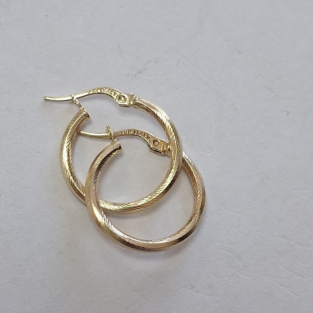 ARRACADAS PAR ORO 14 K 1.1 GRMS (SEMINUEVO)