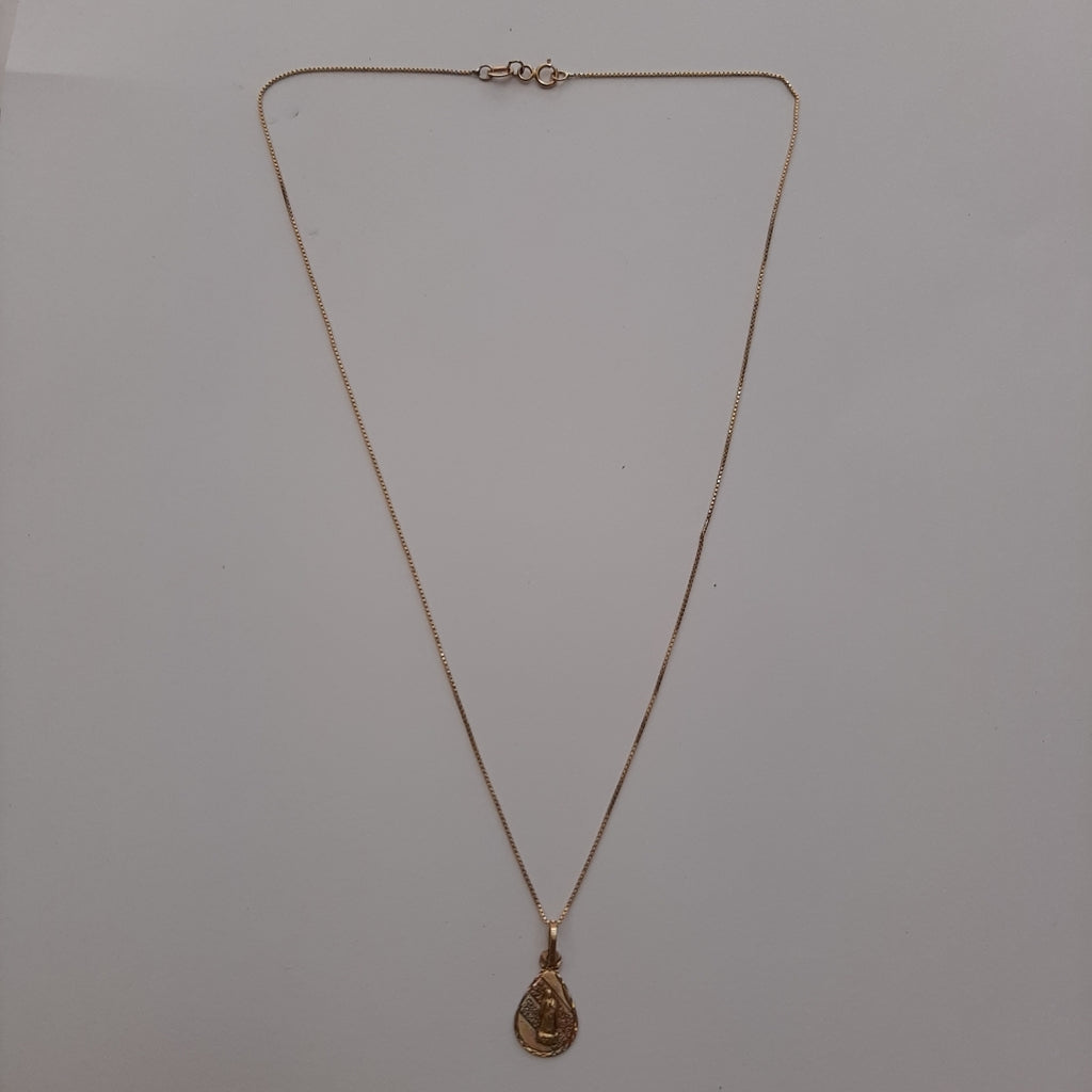 CADENA, DIJE ORO 10 K 1.7 GRMS (SEMINUEVO)