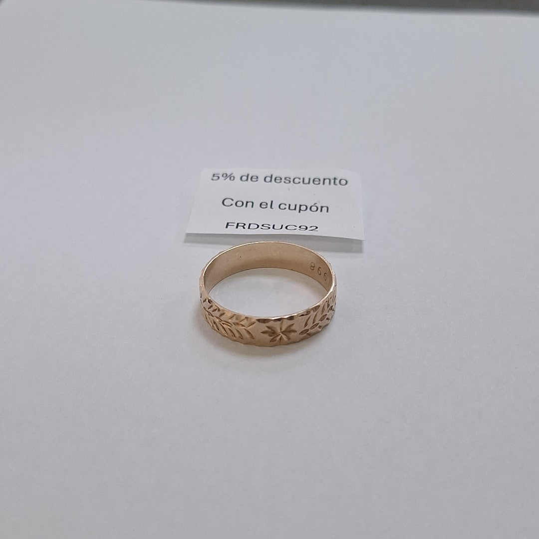 ARGOLLA ORO 10 K 4.1 GRMS (SEMINUEVO)