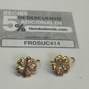 ARETES PAR ORO 10 K 1,40 GRMS (SEMINUEVO)