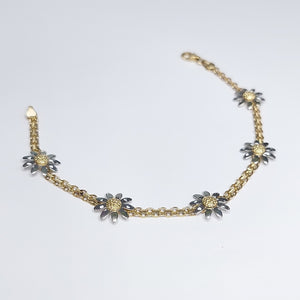 PULSERA ORO,ORO BLANCO 14 K 5,80 GRMS (SEMINUEVO)