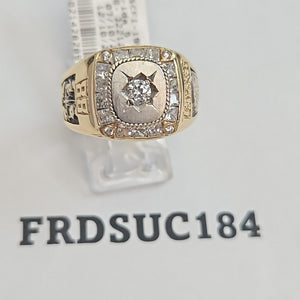 ANILLO DE GRADUACIÓN ORO 10 K 9.8 GRMS (SEMINUEVO)