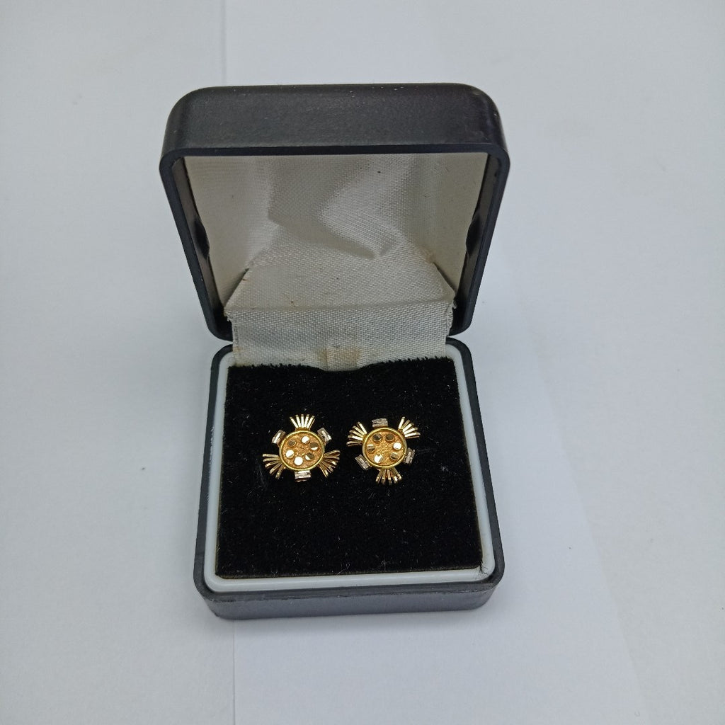 BROQUELES PAR ORO 14 K 2.7 GRMS (SEMINUEVO)