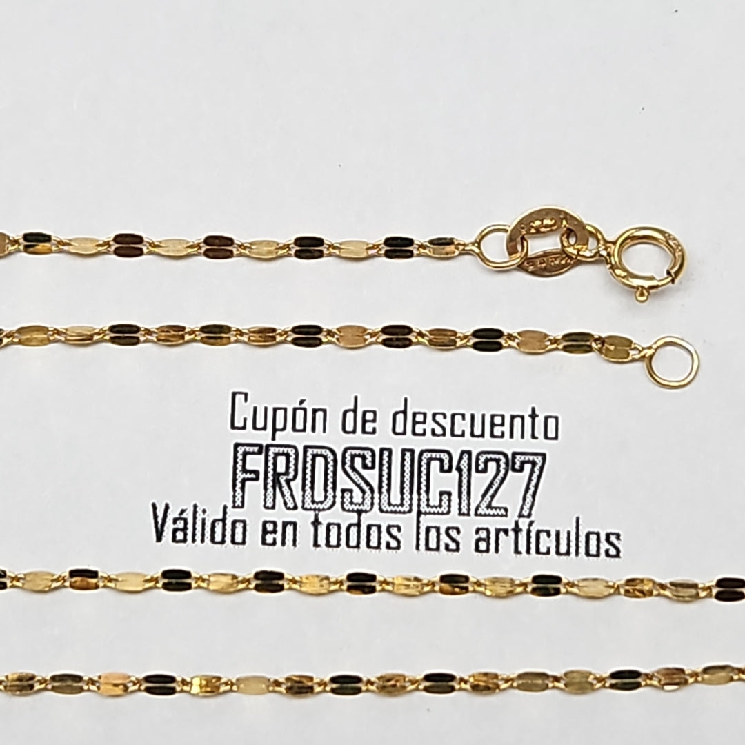 GARGANTILLA ORO 14 K 0.9 GRMS (SEMINUEVO)