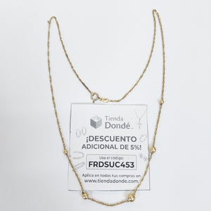 CADENA ORO 14 K 2,40 GRMS (SEMINUEVO)