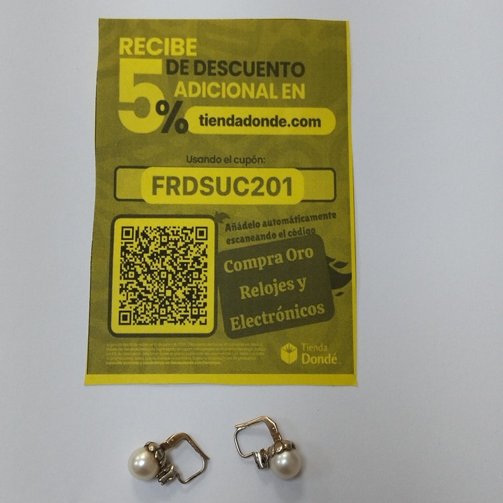 ARETES PAR ORO 8 K 3,40 GRMS (SEMINUEVO)