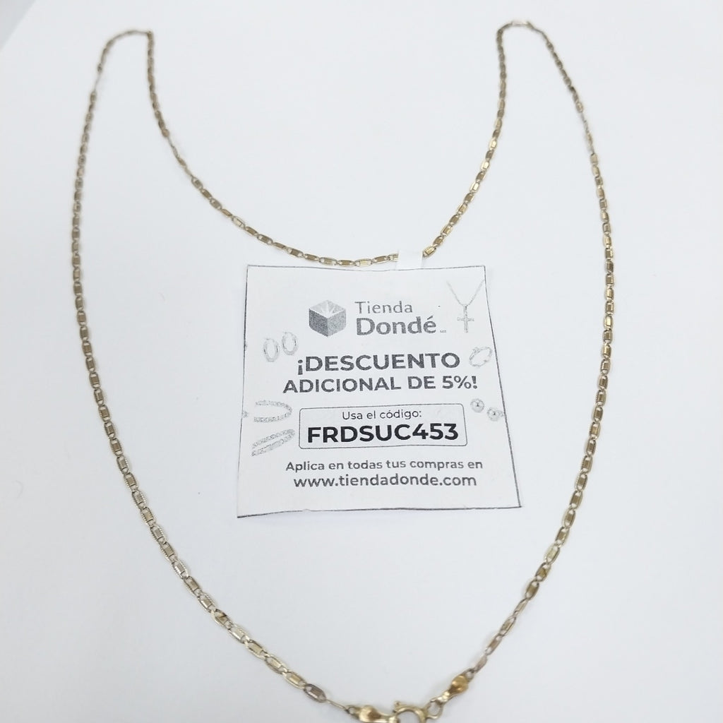 CADENA ORO 10 K 2,50 GRMS (SEMINUEVO)