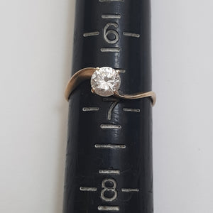 SOLITARIO ORO 14 K 1,30 GRMS (SEMINUEVO)