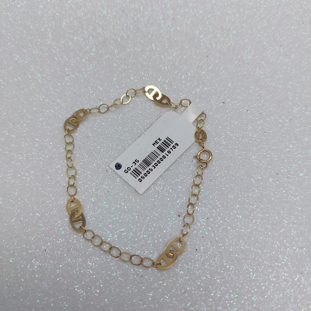 PULSERA ESPECIAL 14K 18 CM 1.6 GR (NUEVO)