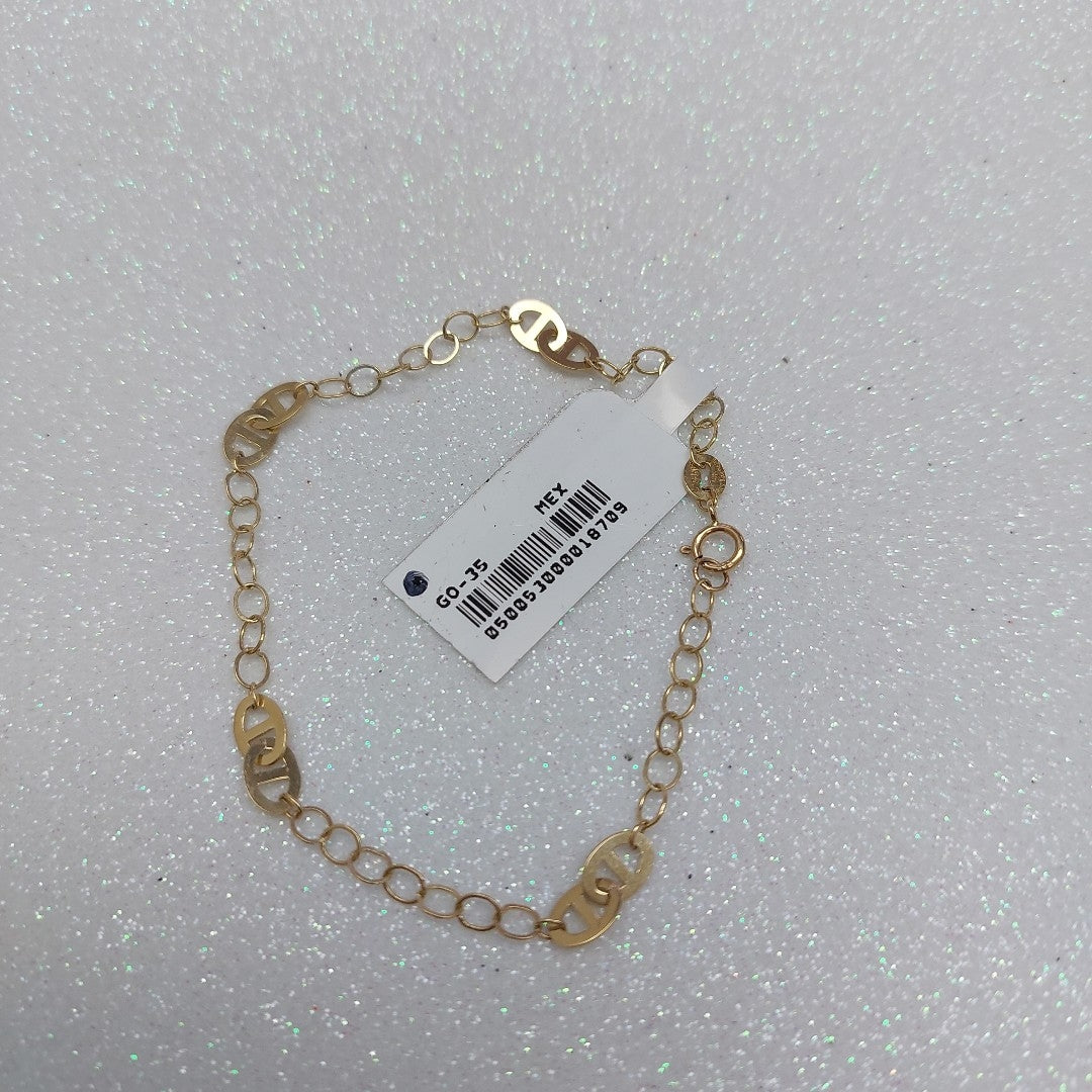 PULSERA ESPECIAL 14K 18 CM 1.6 GR (NUEVO)