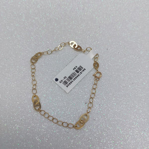 PULSERA ESPECIAL 14K 18 CM 1.6 GR (NUEVO)