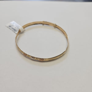 PULSERA RIGIDA ORO 8 K 4.7 GRMS (SEMINUEVO)