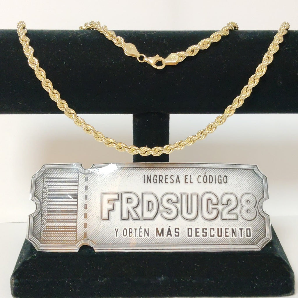 CADENA ORO 10 K 7.8 GRMS (SEMINUEVO)