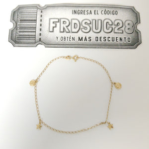 PULSERA ORO 14 K 2,20 GRMS (SEMINUEVO)