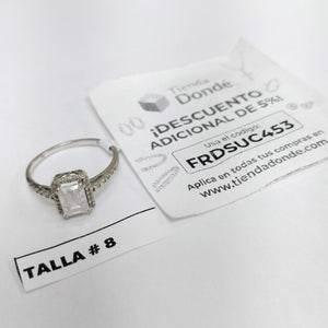 ANILLITO ORO BLANCO 14 K 2,20 GRMS (SEMINUEVO)