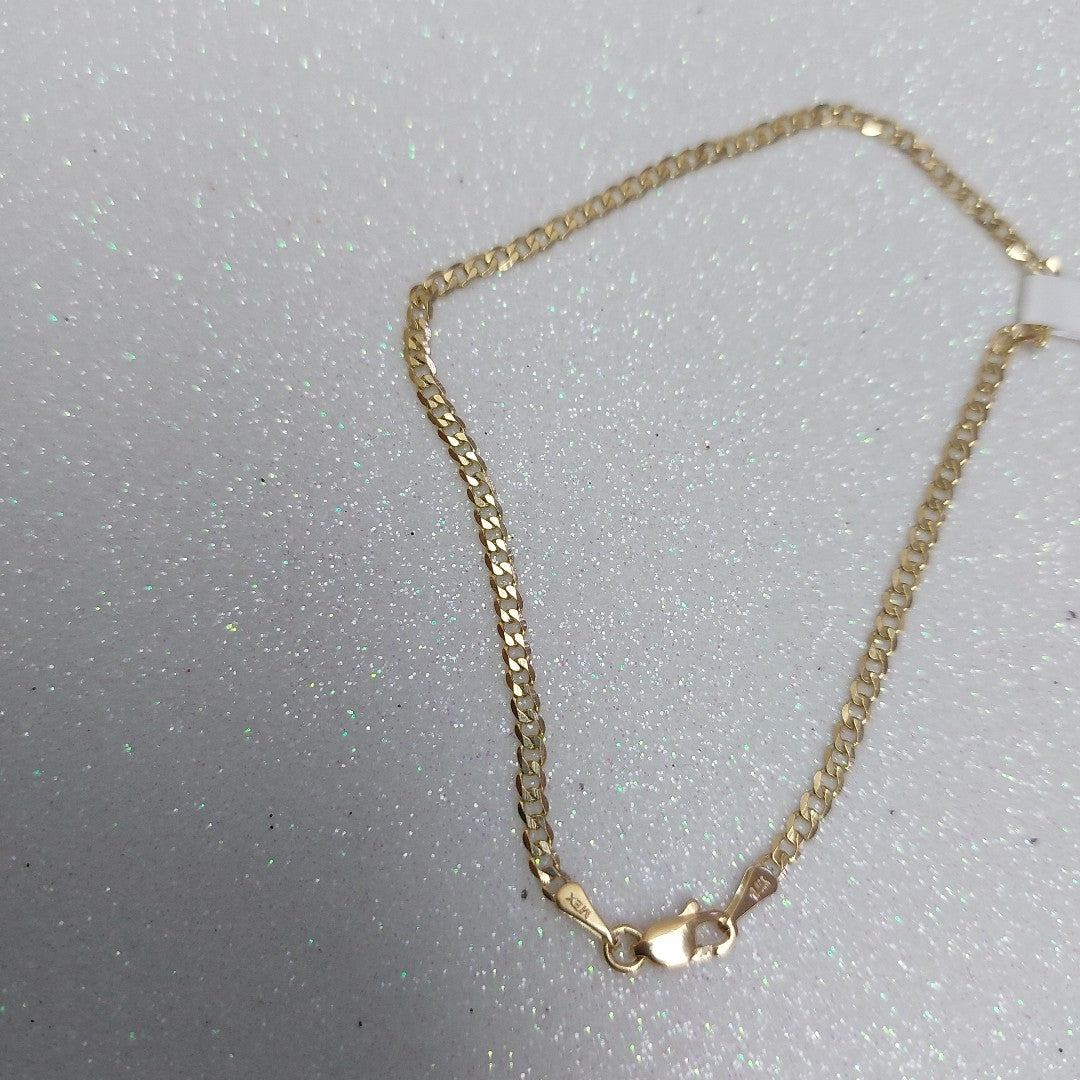 PULSERA BARBADA 14K 21 CM 2.3 GR (NUEVO)