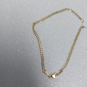PULSERA BARBADA 14K 21 CM 2.3 GR (NUEVO)