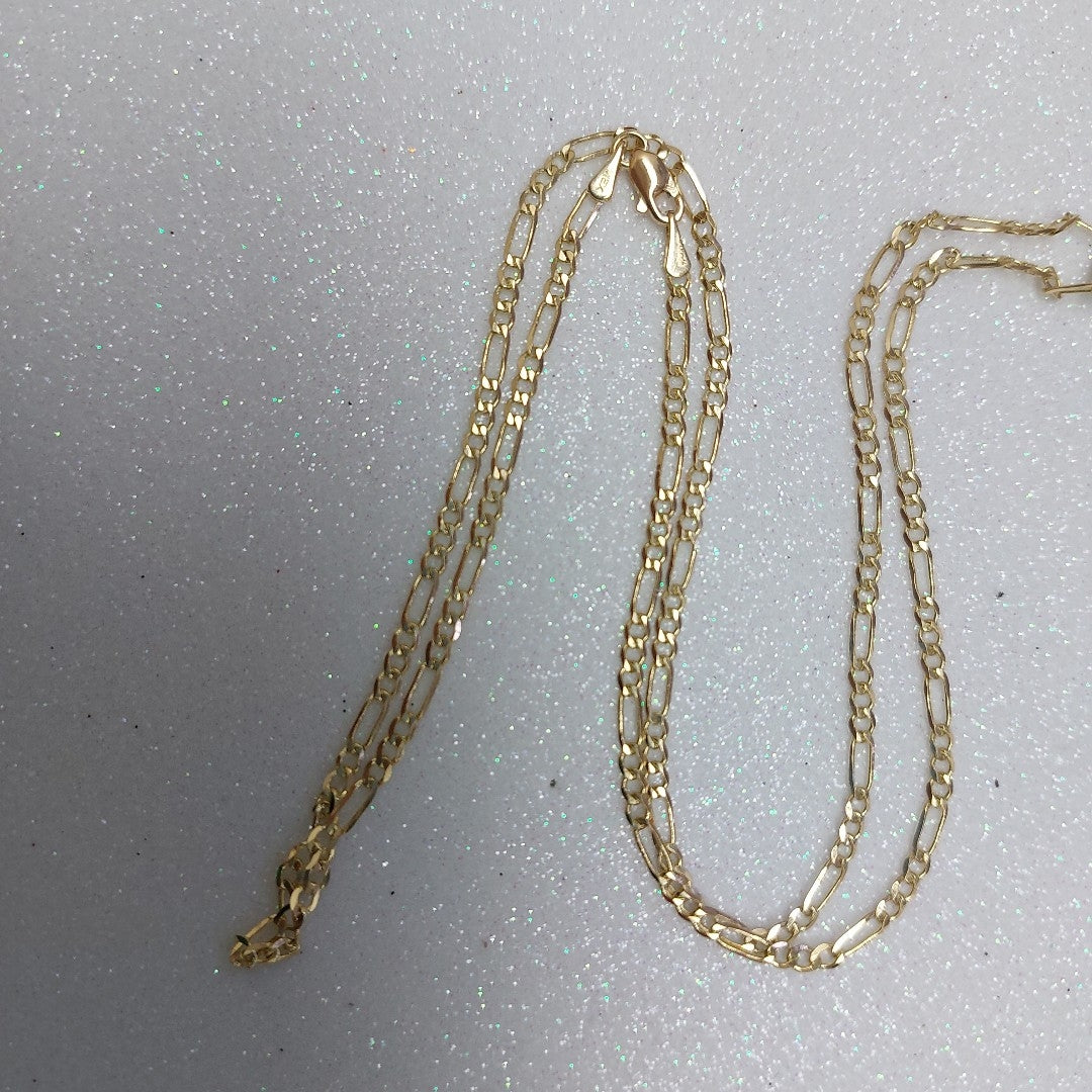 CADENA 3X1 14K 55 CM 5 GR (NUEVO)