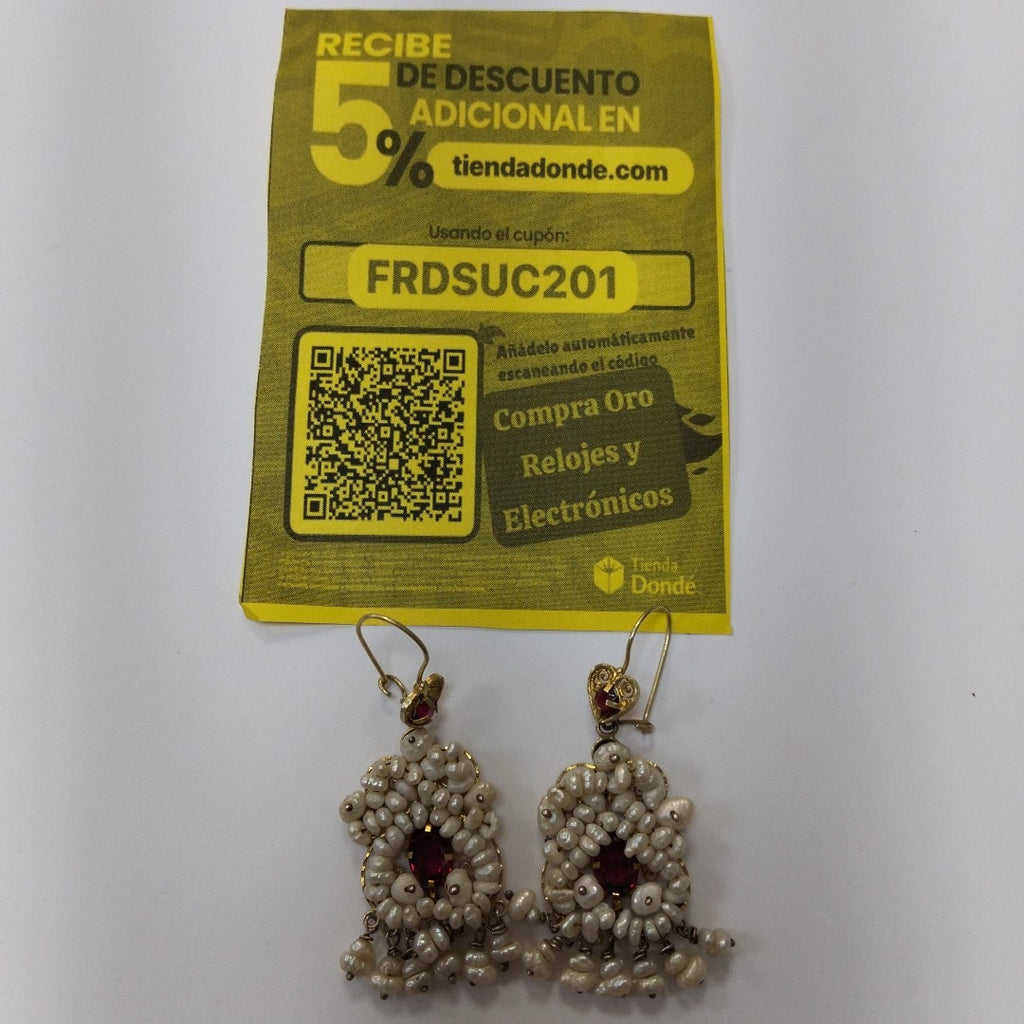 ARETES PAR ORO 10 K 9.9 GRMS (SEMINUEVO)