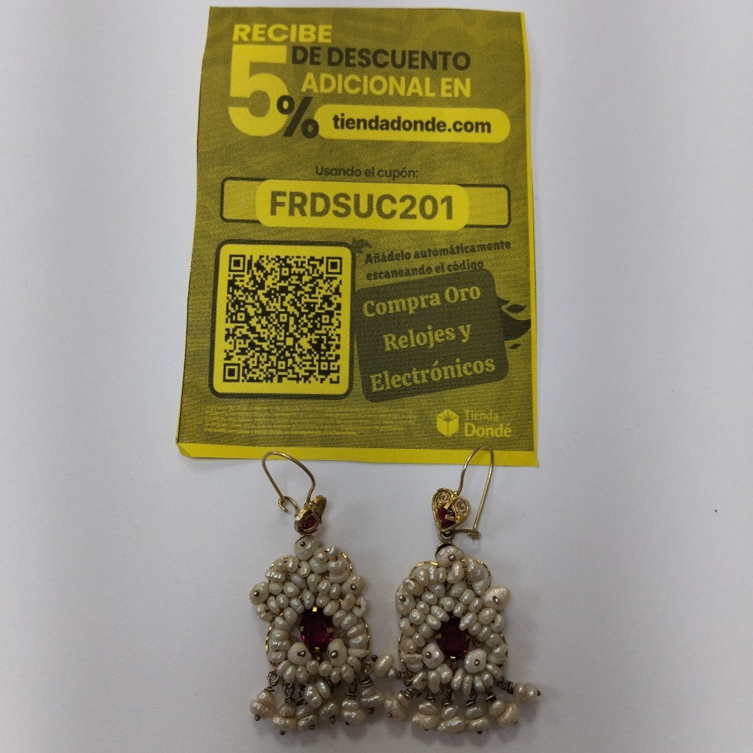 ARETES PAR ORO 10 K 9.9 GRMS (SEMINUEVO)