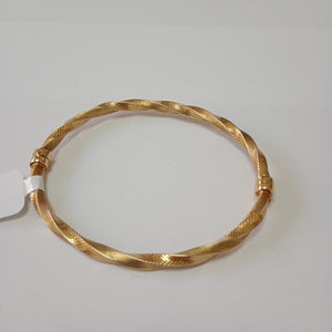 PULSERA RIGIDA ORO 14 K 6,20 GRMS (SEMINUEVO)