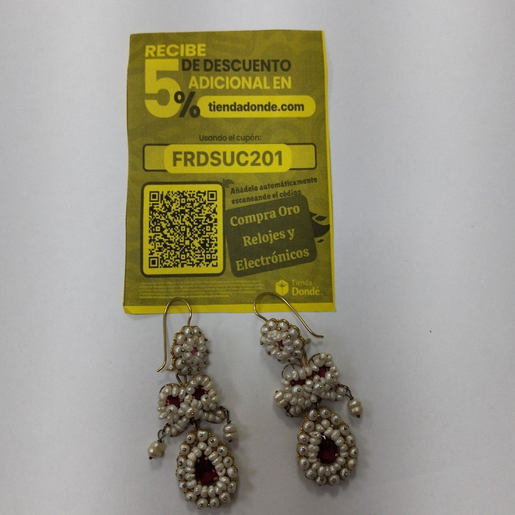 ARETES PAR ORO 10 K 14.6 GRMS (SEMINUEVO)