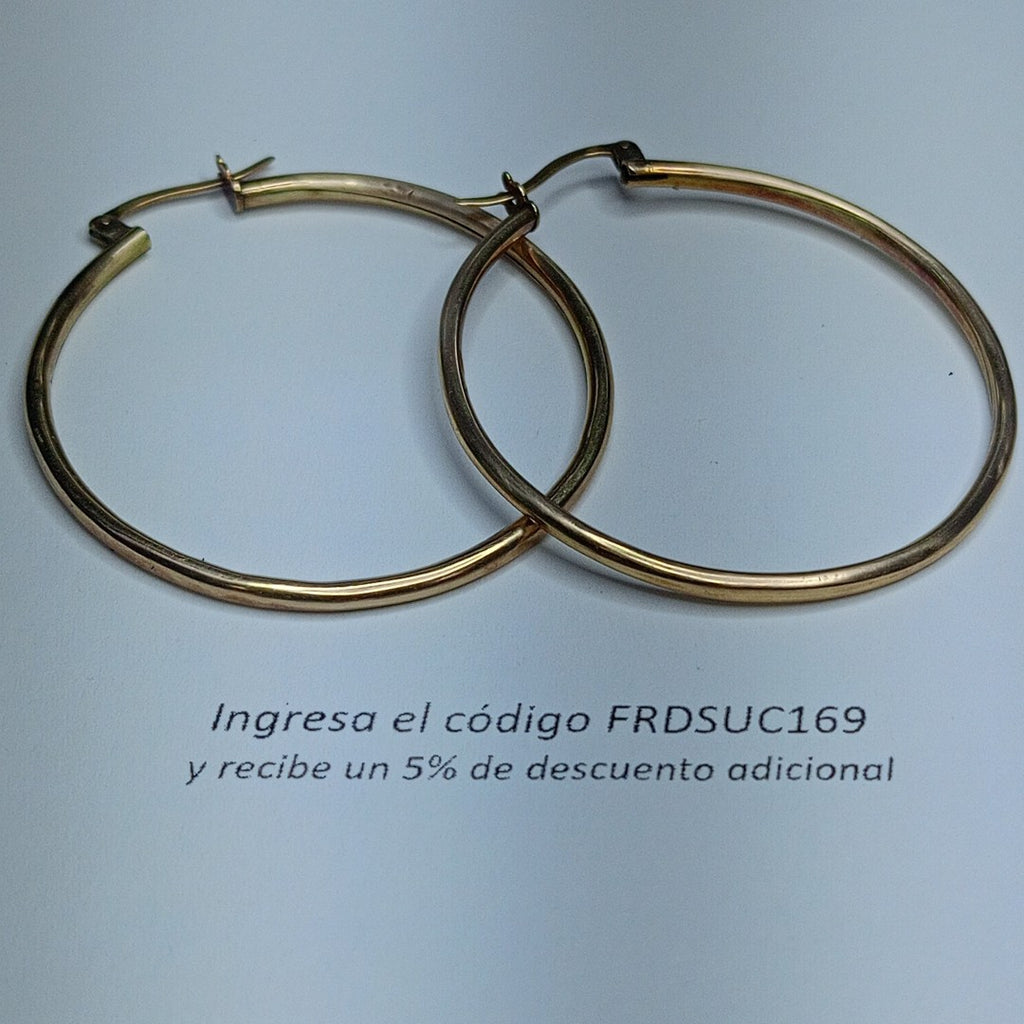 ARRACADAS PAR ORO 10 K 5,60 GRMS (SEMINUEVO)
